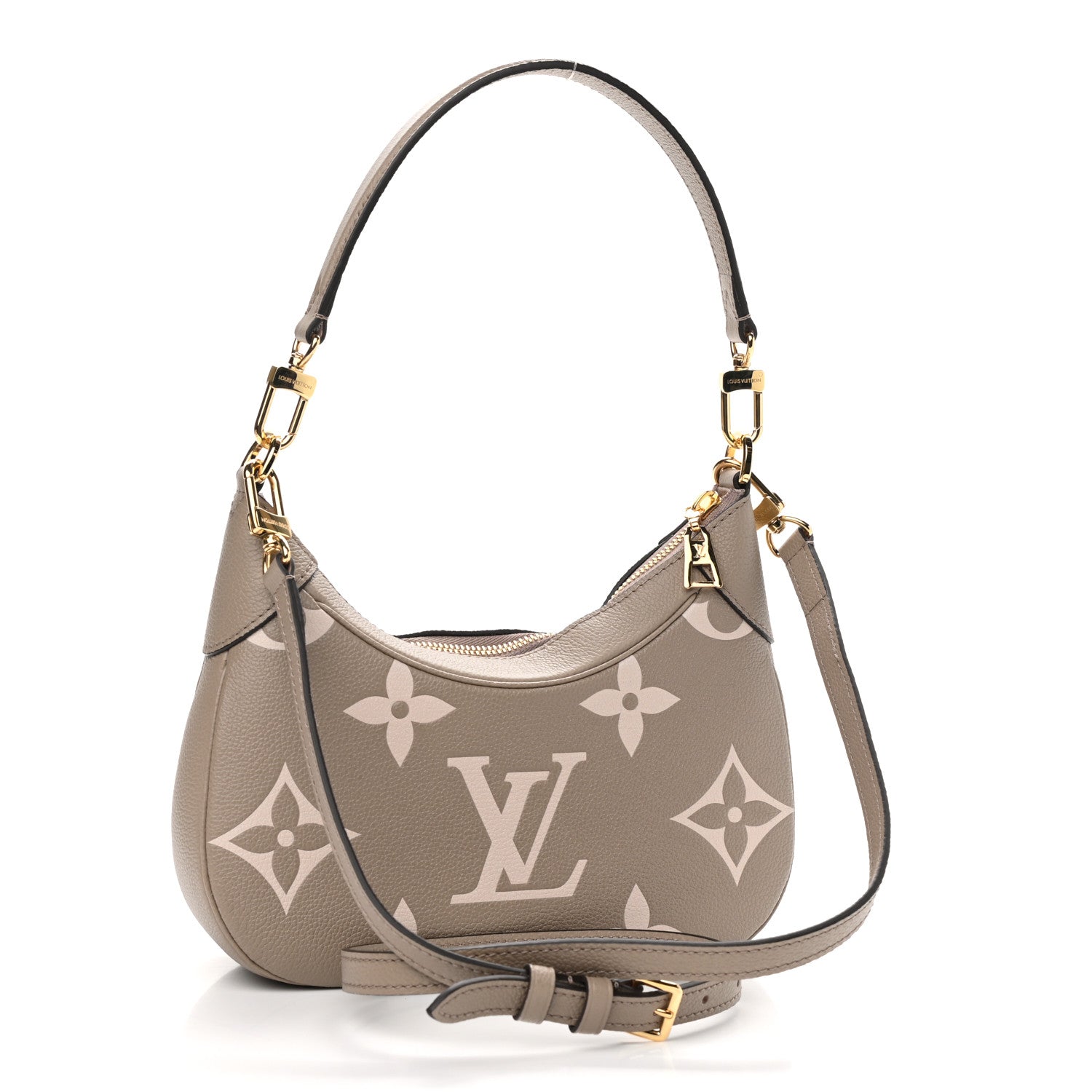 Louis Vuitton Empreinte Monogram Giant Bagatelle NM Tourterelle Creme 3 of 10