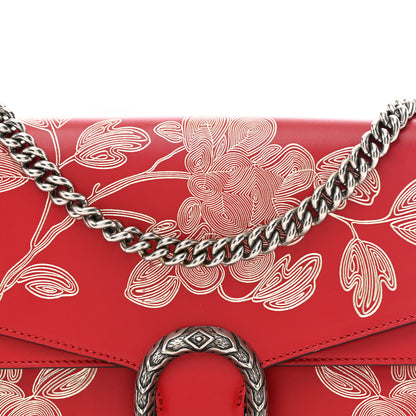Gucci Calfskin Chinese New Year Medium Dionysus Shoulder Bag Hibiscus Red 9 of 11