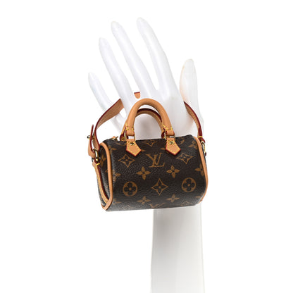 Louis Vuitton Monogram Micro Speedy Bag Charm 2 of 7