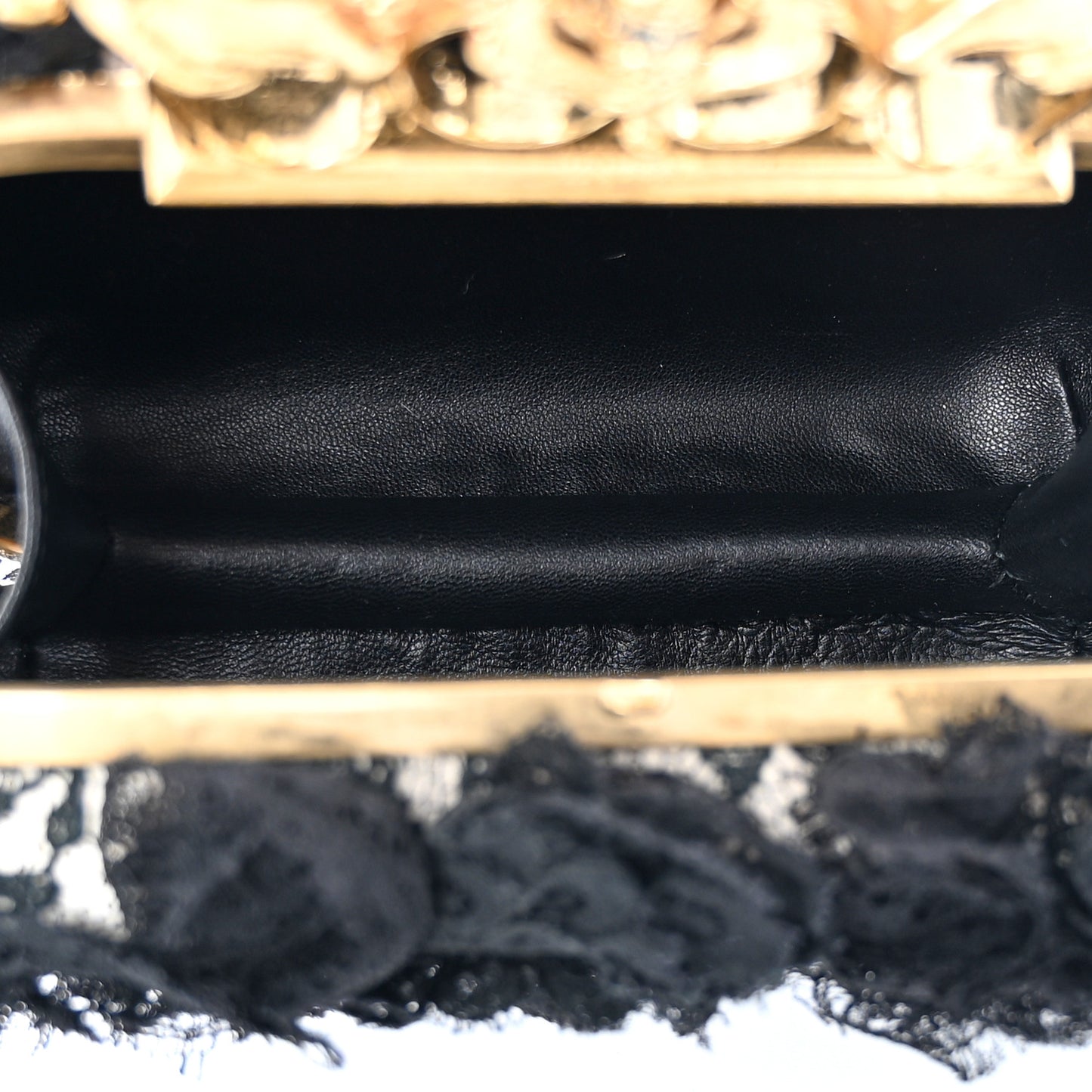 Lace Unicorn Knuckle Duster Box Clutch Black