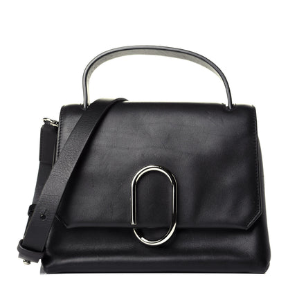 3.1 Phillip Lim Smooth Calfskin Mini Alix Top Handle Satchel Black 1 of 9