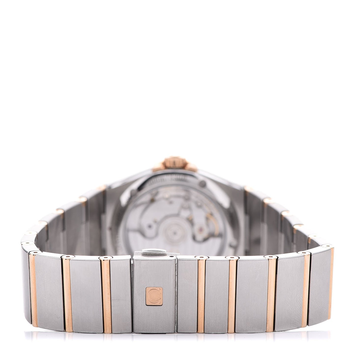 Stainless Steel 18K Red Gold 35mm Constellation Co-Axial Automatic Watch 123.20.35.20.02.001