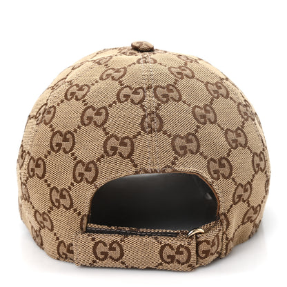 Gucci Monogram Textured Dollar Calfskin Zeno Baseball Hat XL Beige 5 of 10