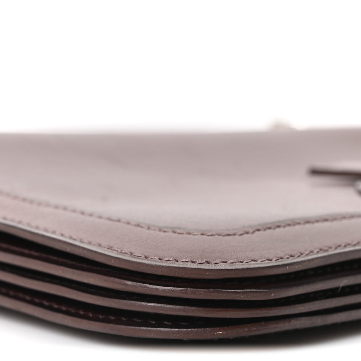 Hermes Evergrain Sac Chaine D'Ancre Shoulder Bag Havane 9 of 11