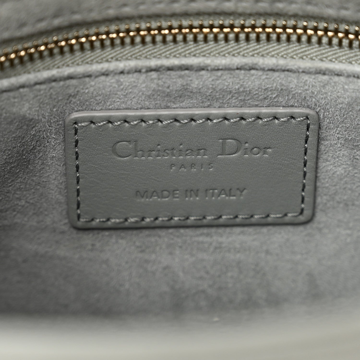 Christian Dior Ultra Matte Calfskin Cannage Small My ABCDior Lady Dior Gray 7 of 9
