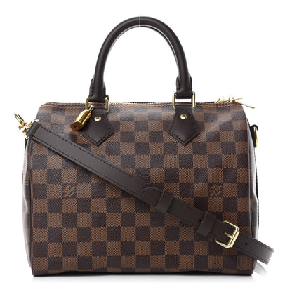 Louis Vuitton Damier Ebene Speedy Bandouliere 25 1 of 10