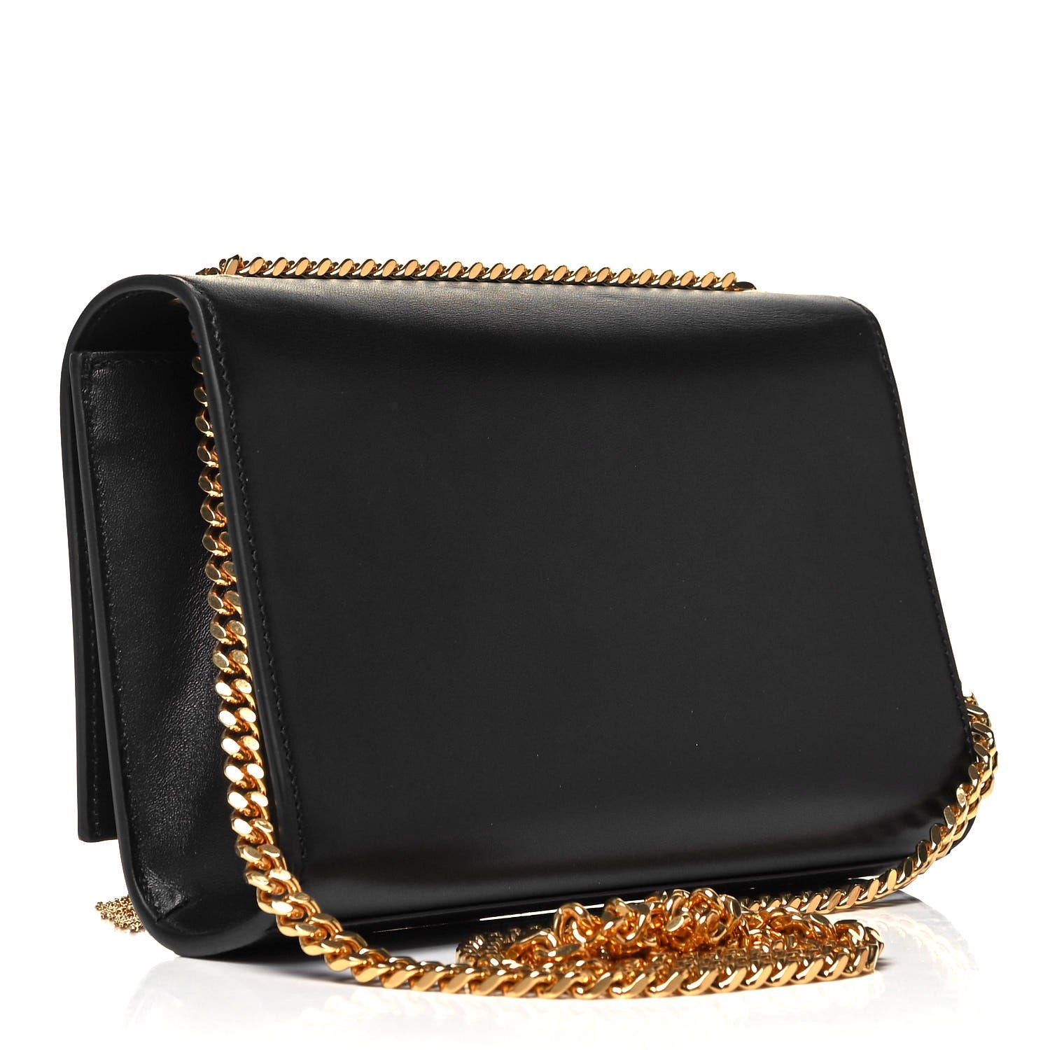 Saint Laurent Calfskin Small Classic Monogram Kate Tassel Satchel Black 3 of 8
