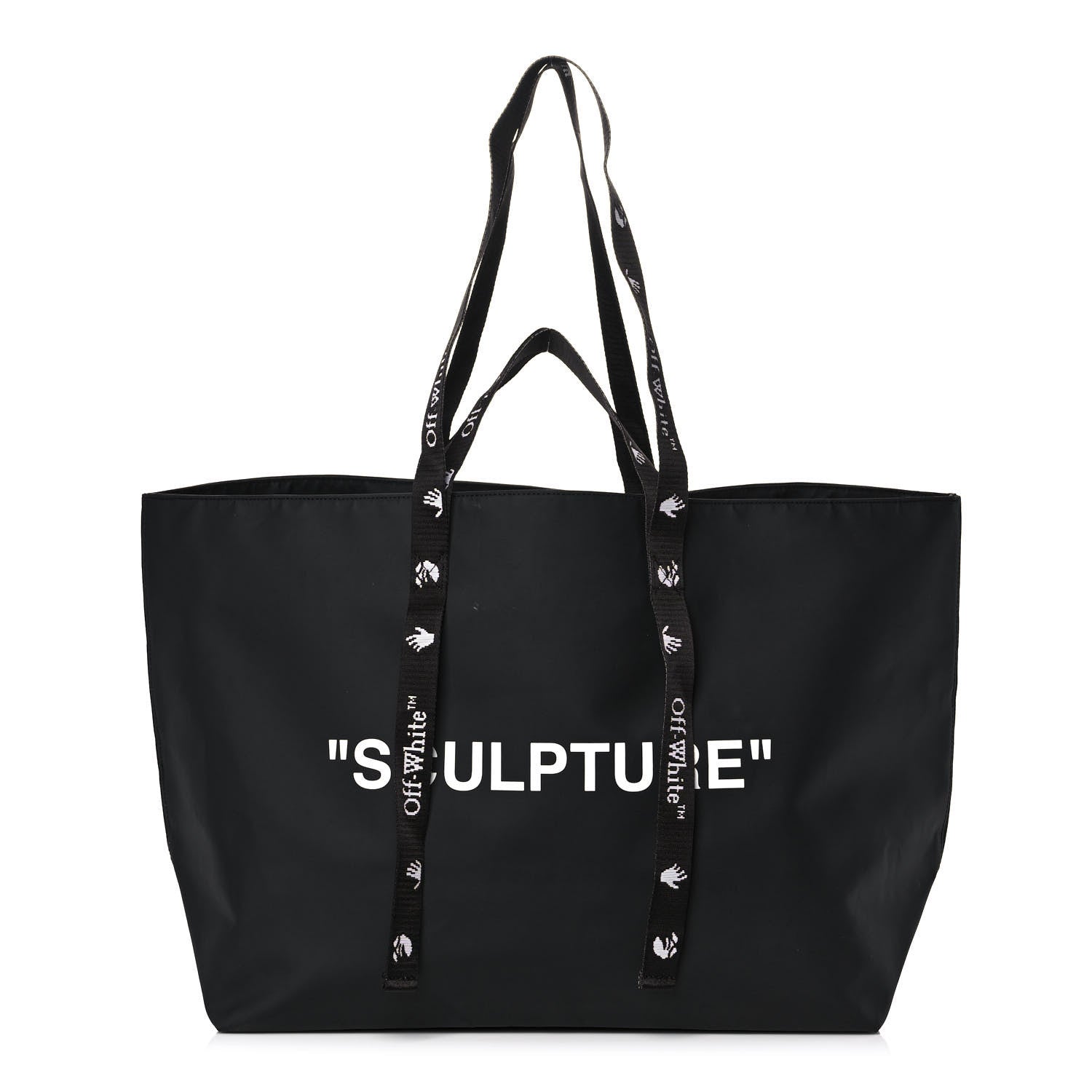 Off-White Nylon Sculpture Tote Bag Black 1 of 13