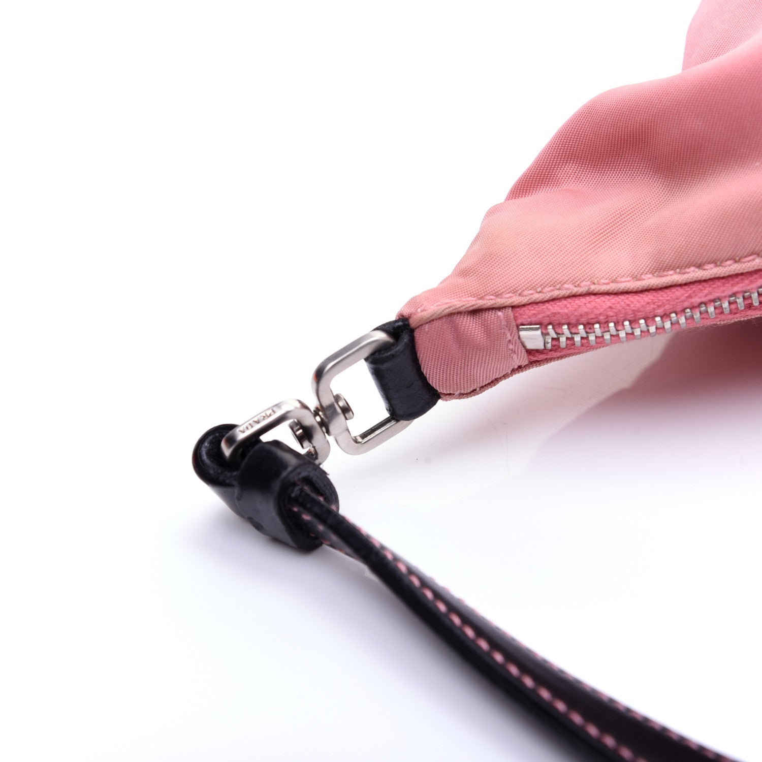 Prada Tessuto Sirio Pochette Rosa Black 13 of 14