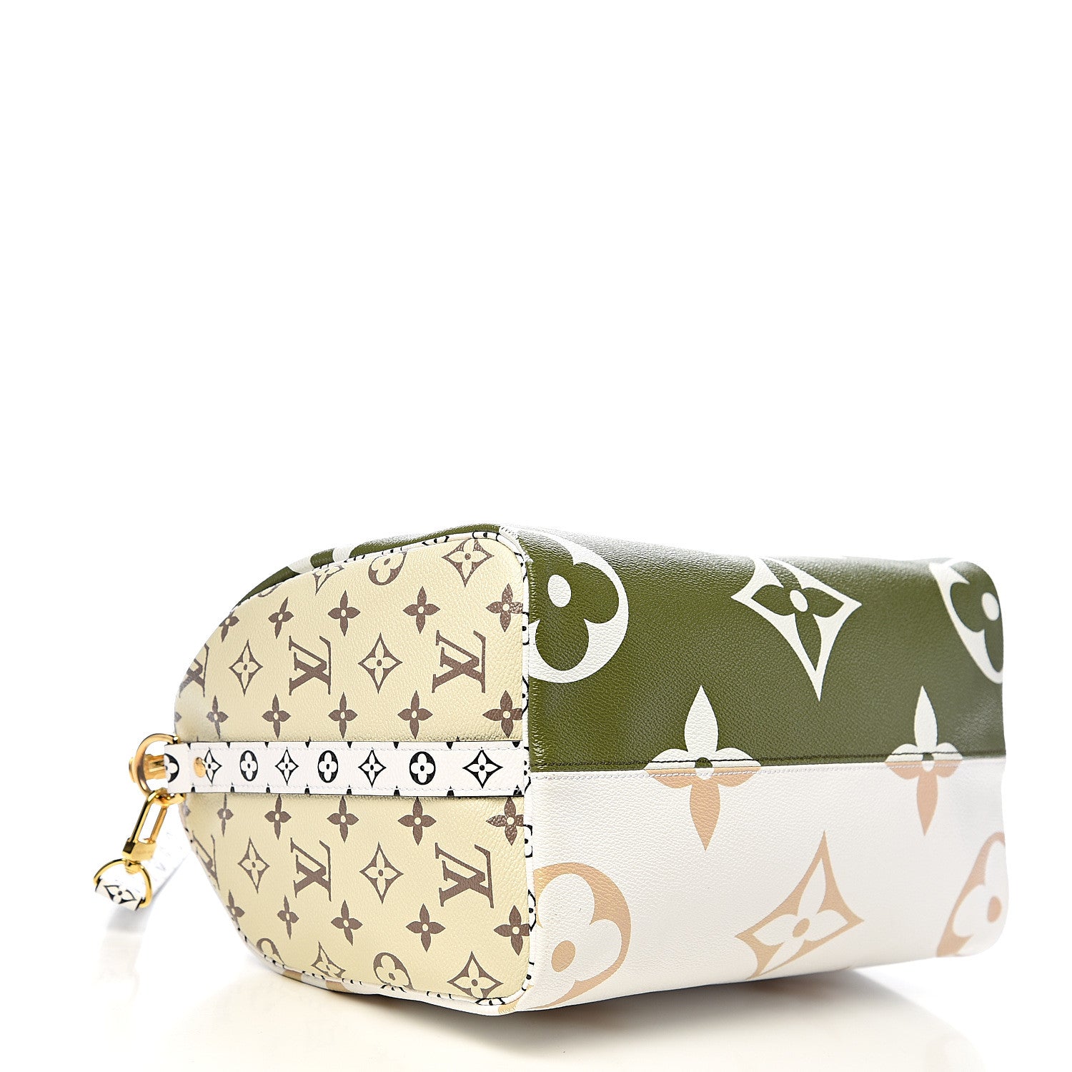 Louis Vuitton Monogram Giant Speedy Bandouliere 30 Kaki Beige 3 of 9