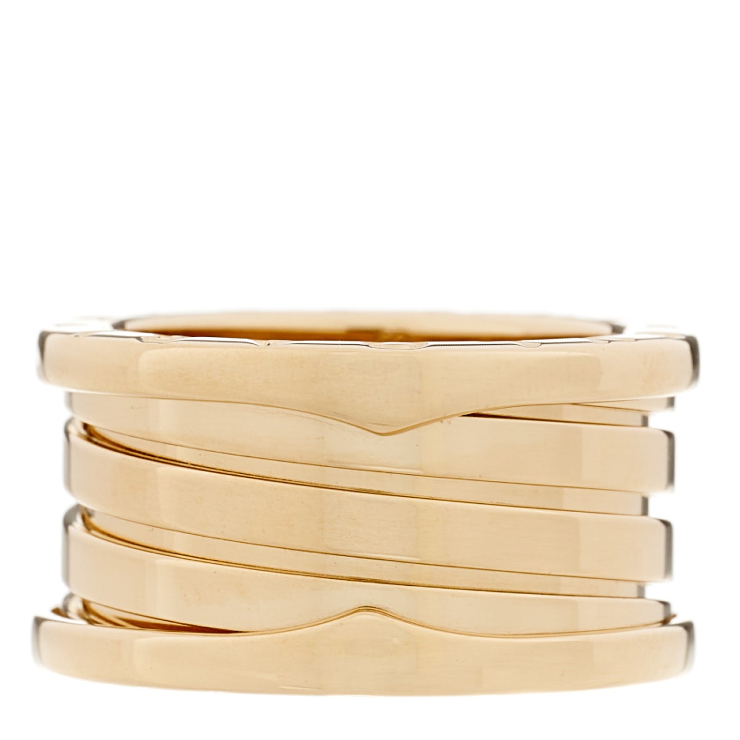 18K Yellow Gold B.Zero1 Four-Band Ring 52 6