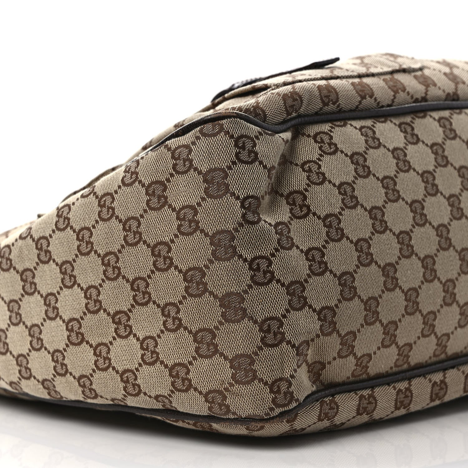 Gucci Monogram Front Pocket Hobo Dark Brown 8 of 14