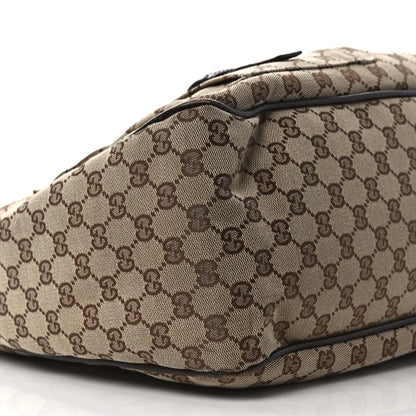Gucci Monogram Front Pocket Hobo Dark Brown 8 of 14