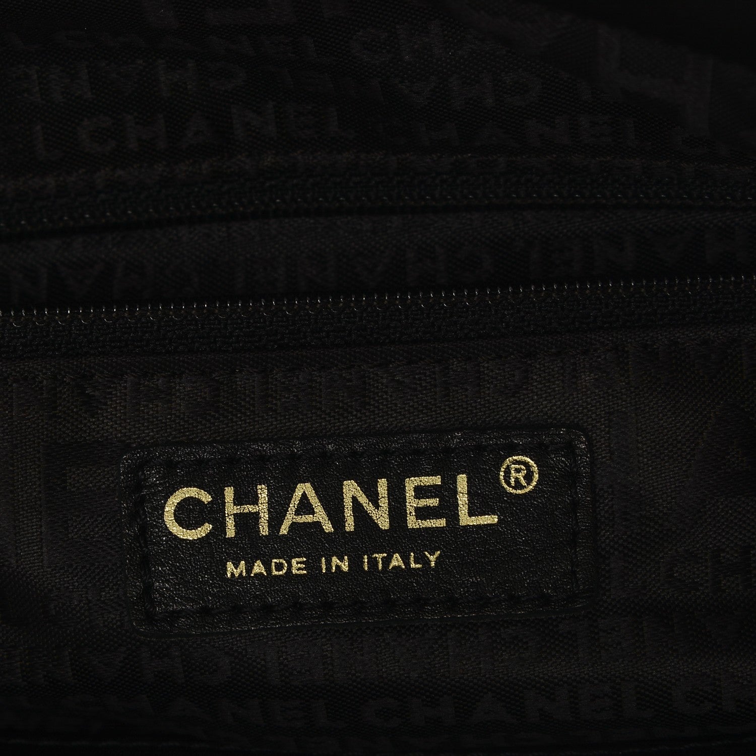 Chanel Deerskin CC Tote Black 6 of 7
