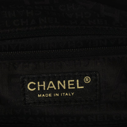 Chanel Deerskin CC Tote Black 6 of 7