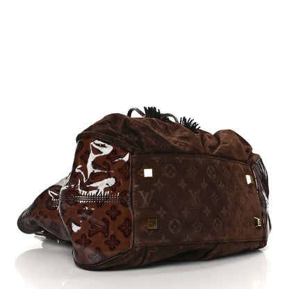 Louis Vuitton Suede Patent Monogram Irene Espresso 4 of 10