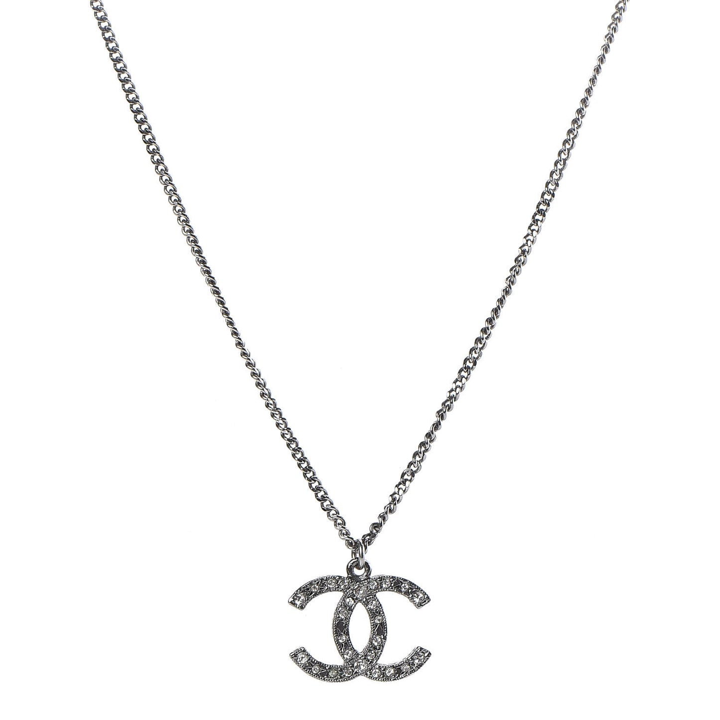 Ruthenium Crystal CC Necklace