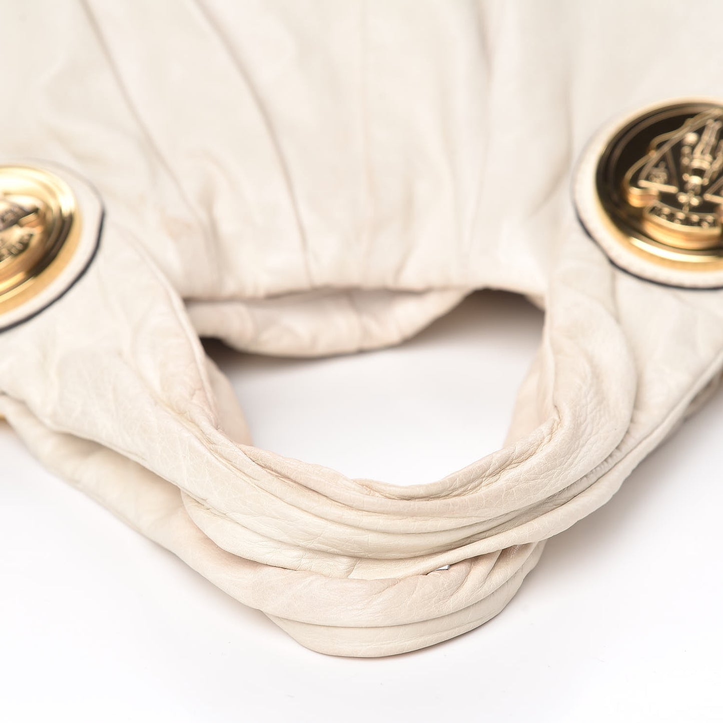 Calfskin Medium Hysteria Top Handle Bag White
