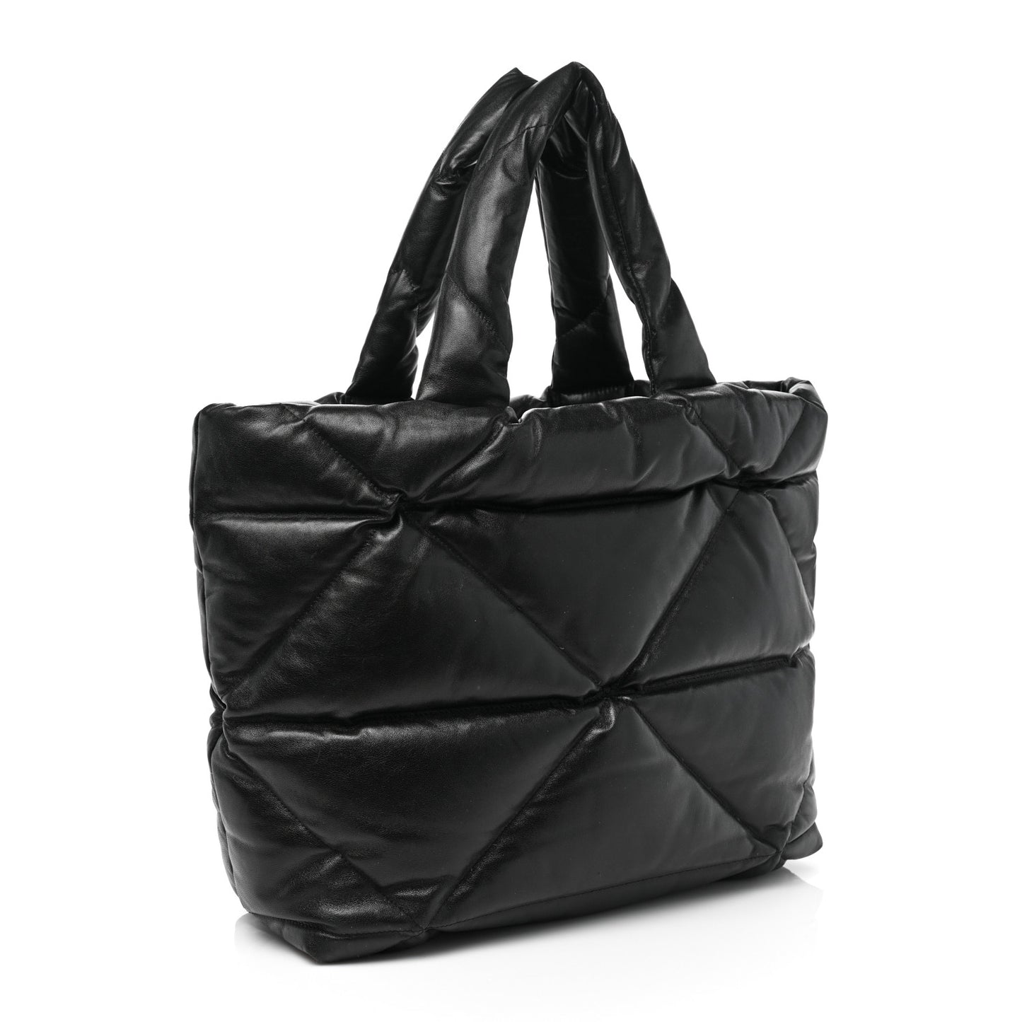 Nappa Padded System Tote Bag Black