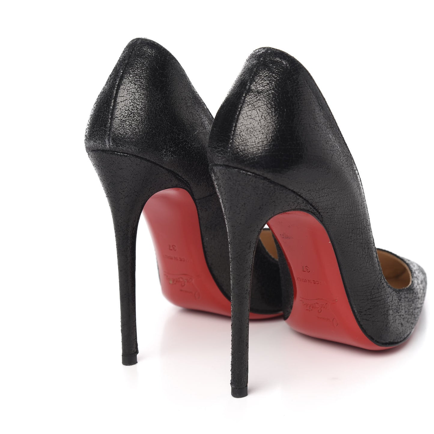 Crackled Suede So Kate 120 Pumps 37 Black