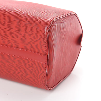 Louis Vuitton Epi Speedy 25 Rouge 6 of 8