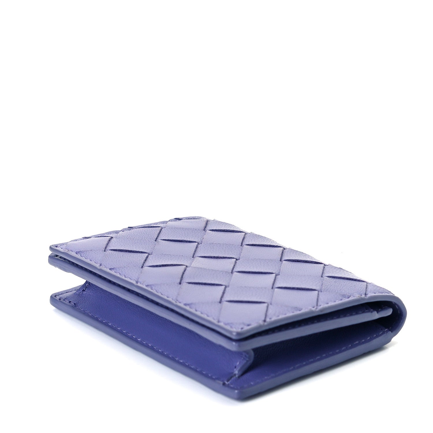 Bottega Veneta Nappa Intrecciato Card Holder Lavender 4 of 8