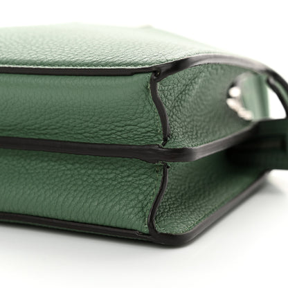 Fendi Cuoio Romano Vitello Cover Bi-Color Peekaboo I See U X Cross Satchel Green Island Maya 11 of 11