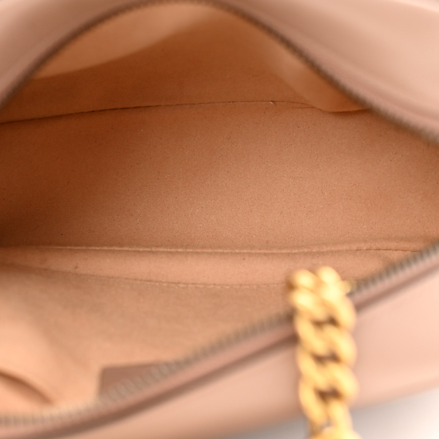 Gucci Calfskin Matelasse Small GG Marmont Chain Shoulder Bag Porcelain Rose 5 of 13