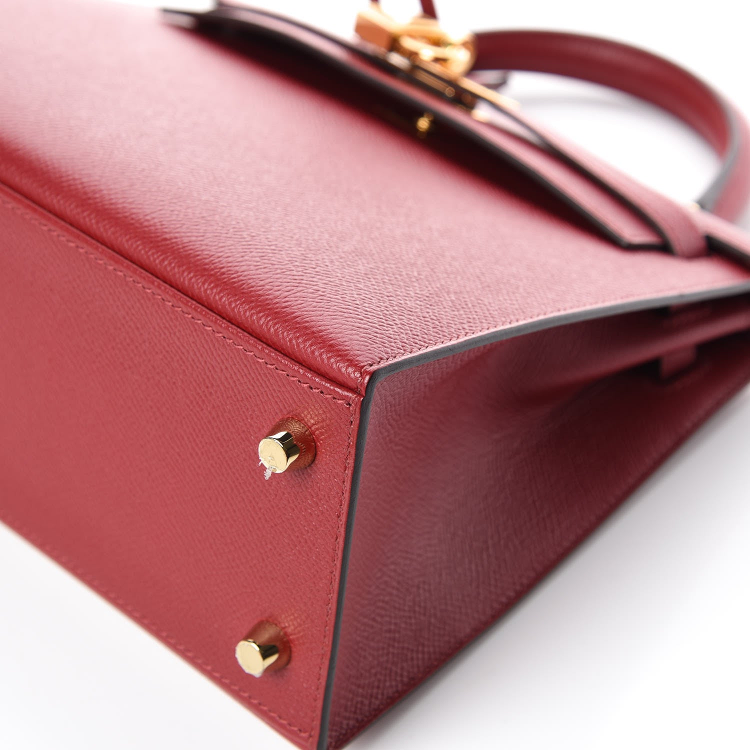 Hermes Epsom Kelly Sellier 25 Rouge Grenat 10 of 39