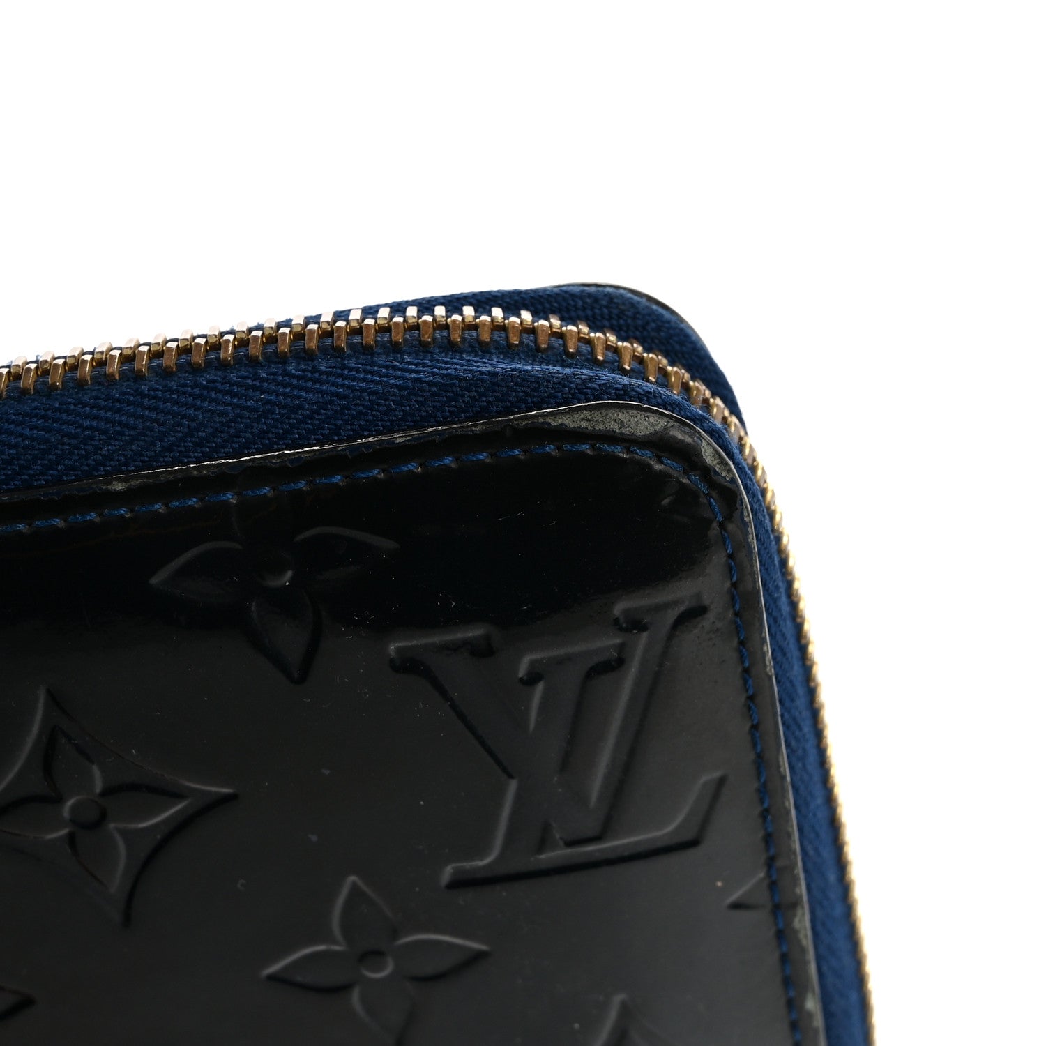 Louis Vuitton Vernis Zippy Wallet Grand Blue 19 of 19