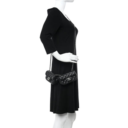 Chanel Caviar Quilted Double Mini Flap Crossbody Black 2 of 13