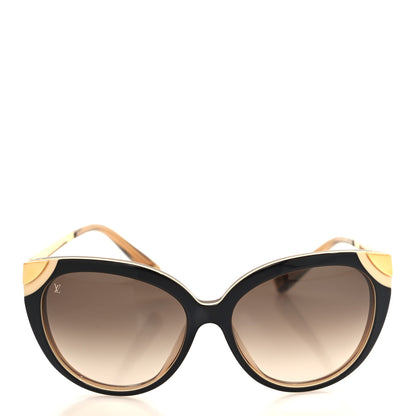 Louis Vuitton Acetate Metal Amber Sunglasses Z0620E Brown 2 of 6