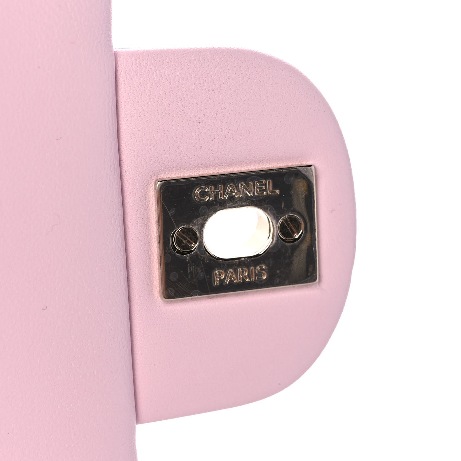 Chanel Lambskin Quilted Mini Top Handle Rectangular Flap Light Pink 11 of 13