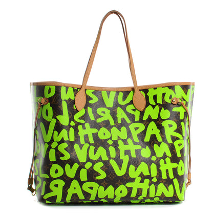 Louis Vuitton Monogram Graffiti Neverfull GM Green 1 of 7