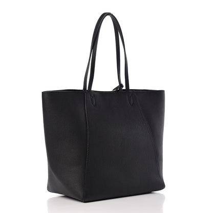 Louis Vuitton Calfskin Lockme Cabas Black 3 of 8
