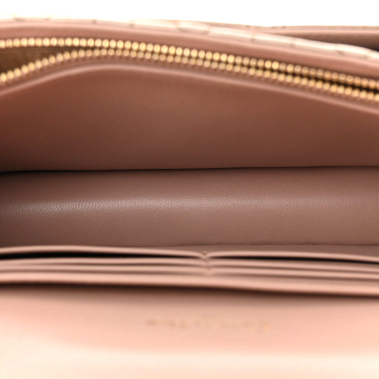 Christian Dior Iridescent Lambskin Gradient Chain Lady Dior Chain Pouch Metallic Pink 5 of 14