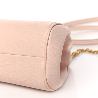 Salvatore Ferragamo Calfskin Small Gancini Crossbody Pink Lemonade 9 of 11
