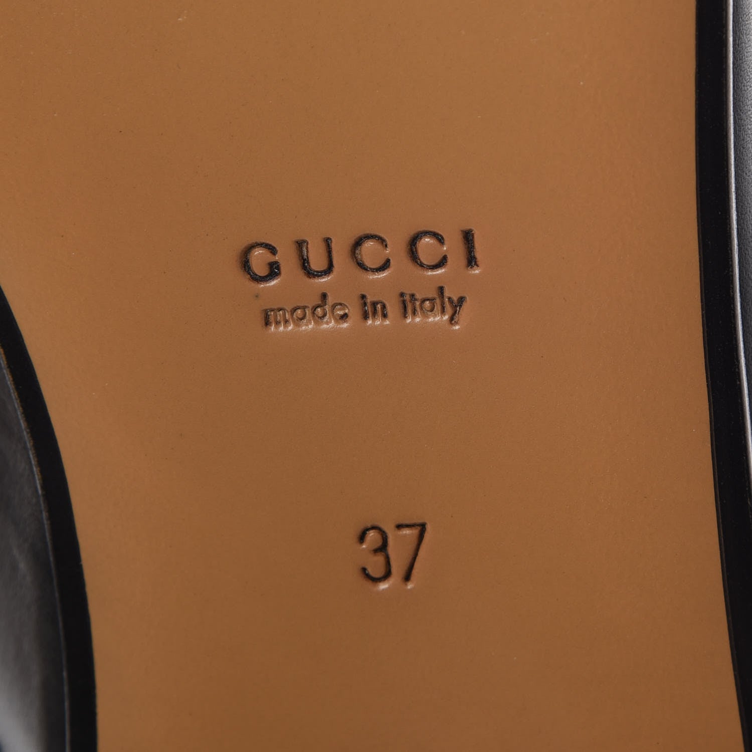 Gucci Calfskin Womens Princetown Slippers 37 Black 6 of 10