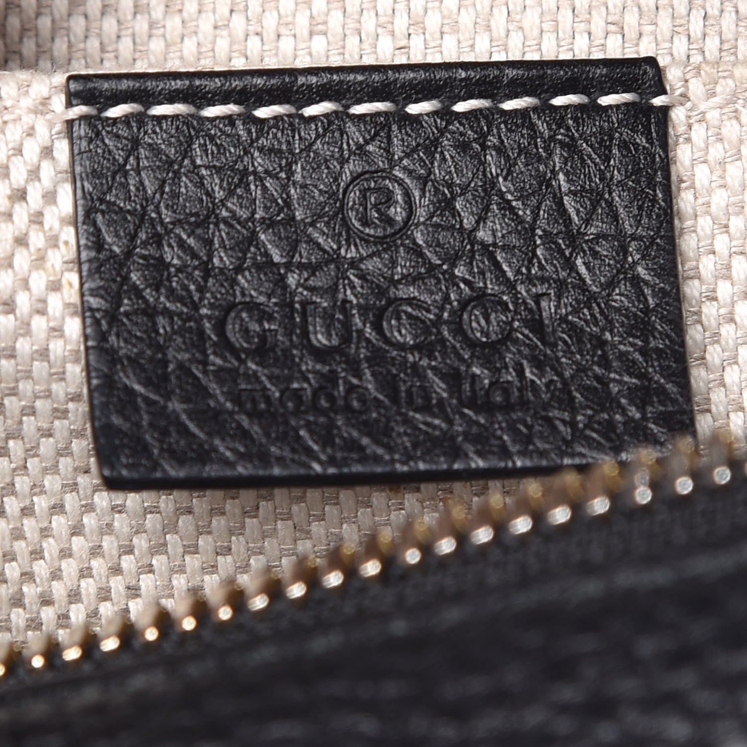 Gucci Pebbled Calfskin Small Soho Disco Bag Black 6 of 8