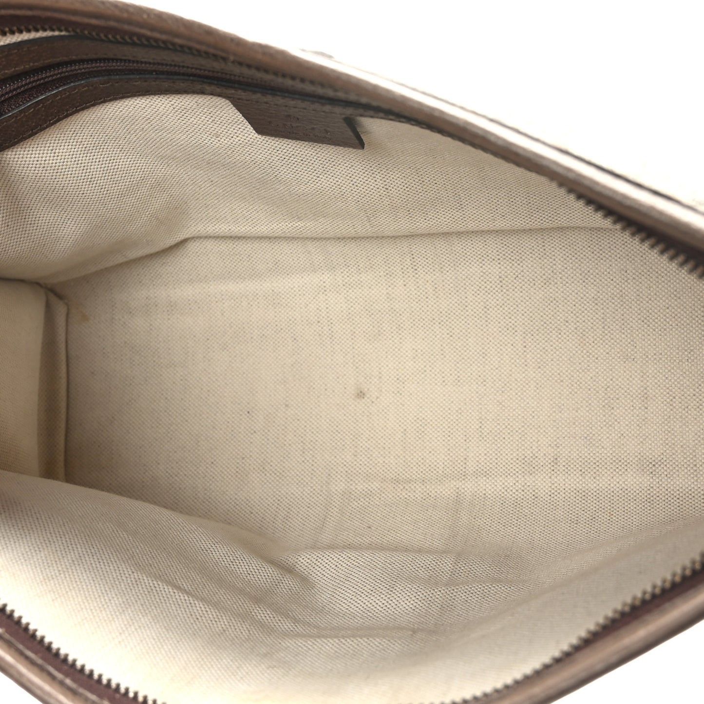GG Supreme Monogram Web Ophidia GG Toiletry Case Beige New Acero