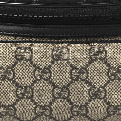 Gucci GG Supreme Monogram Belt Bag Black 8 of 10
