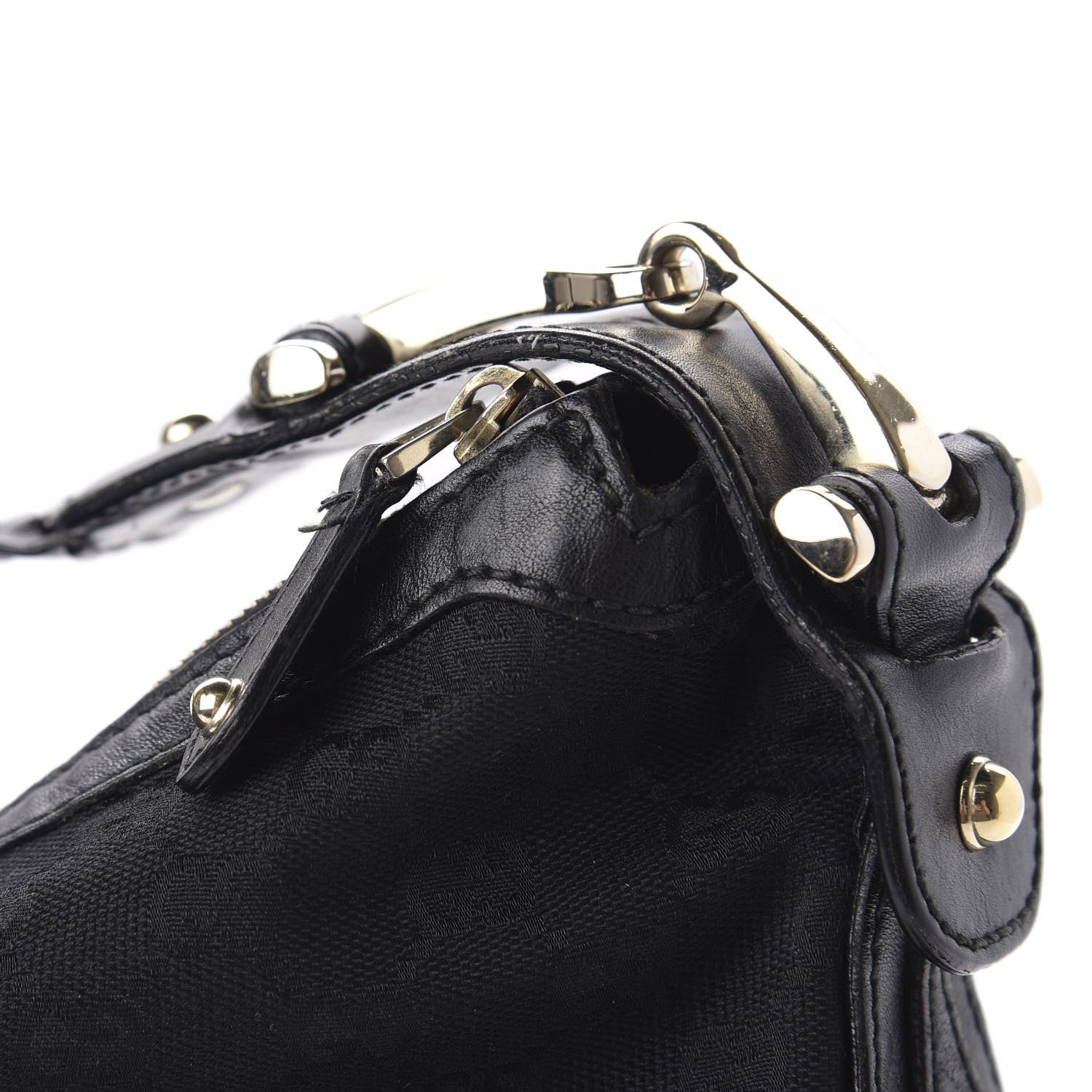 Gucci Monogram Pelham Medium Hobo Black 14 of 14
