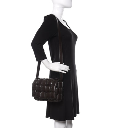 Bottega Veneta Paper Calfskin Maxi Intreccio Padded Cassette Crossbody Bag Fondant 2 of 10