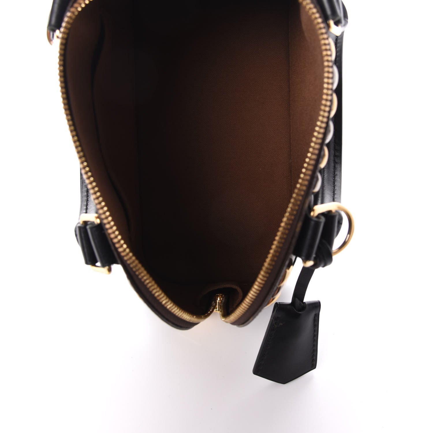 Louis Vuitton Monogram Macassar Studded Alma BB 5 of 8