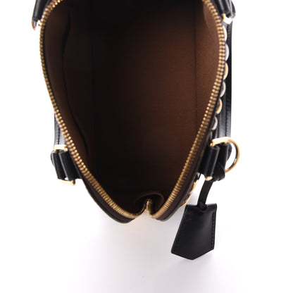 Louis Vuitton Monogram Macassar Studded Alma BB 5 of 8