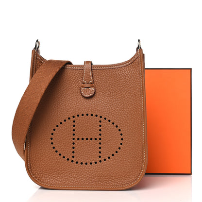 Hermes Taurillon Clemence Evelyne TPM Gold 11 of 11