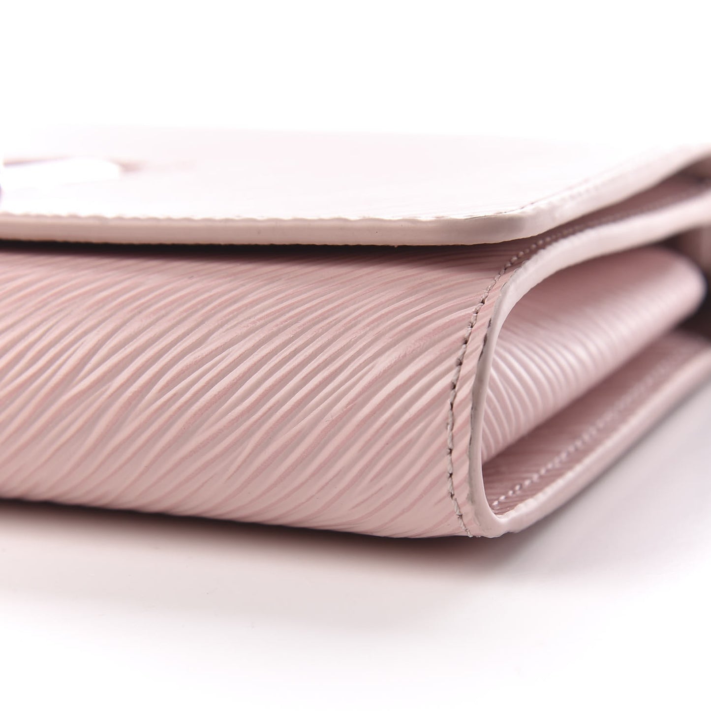 Epi Twist Chain Wallet Rose Ballerine