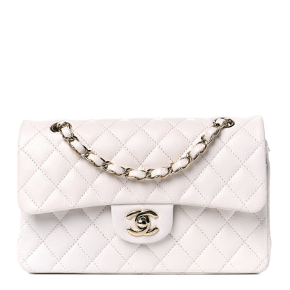 Chanel Caviar Quilted Small Double Flap White 1 of 10