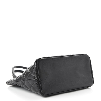 Chanel Caviar Quilted Medallion Tote Black 4 of 12