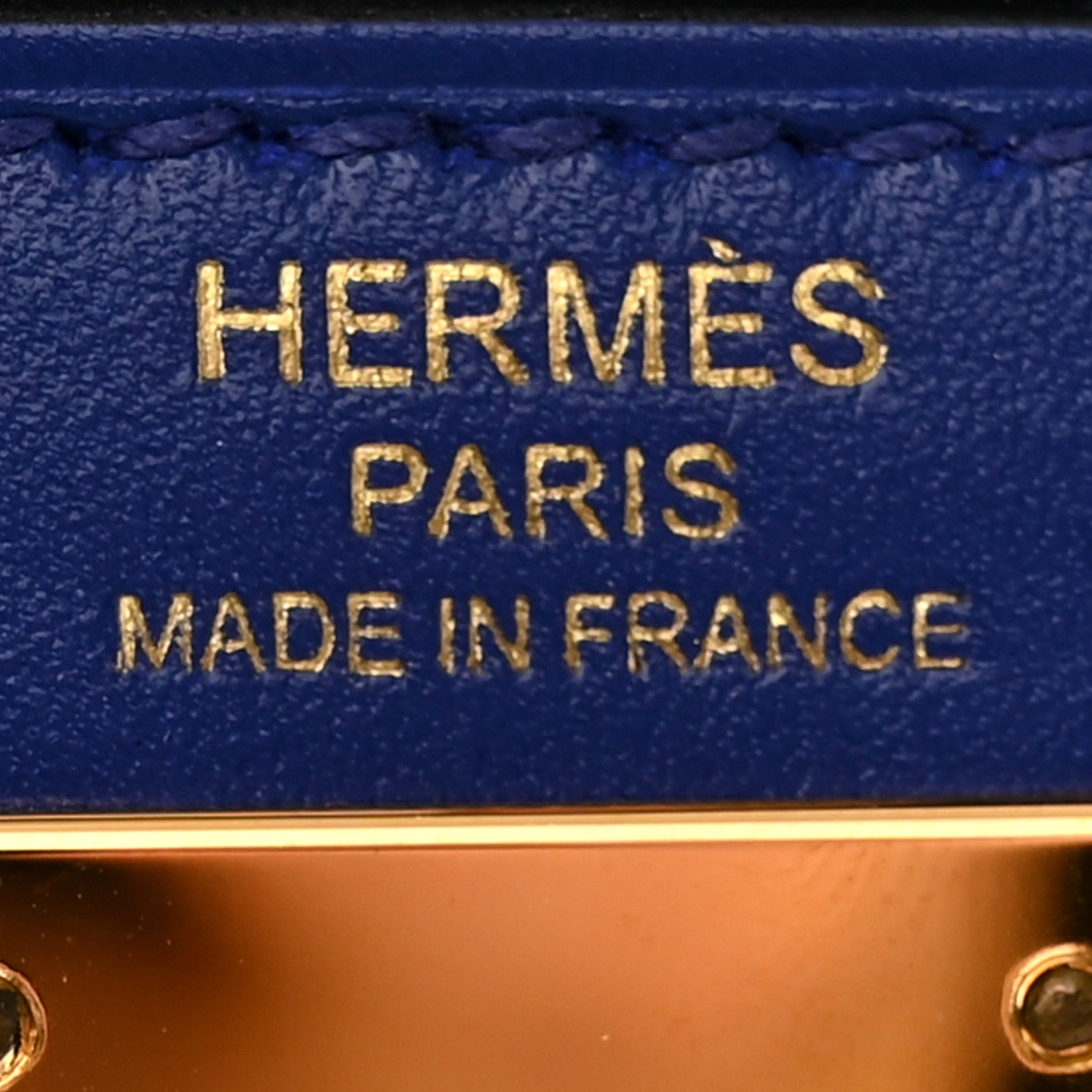 Hermes Tadelakt Kelly Sellier 28 Bleu Electrique 6 of 11